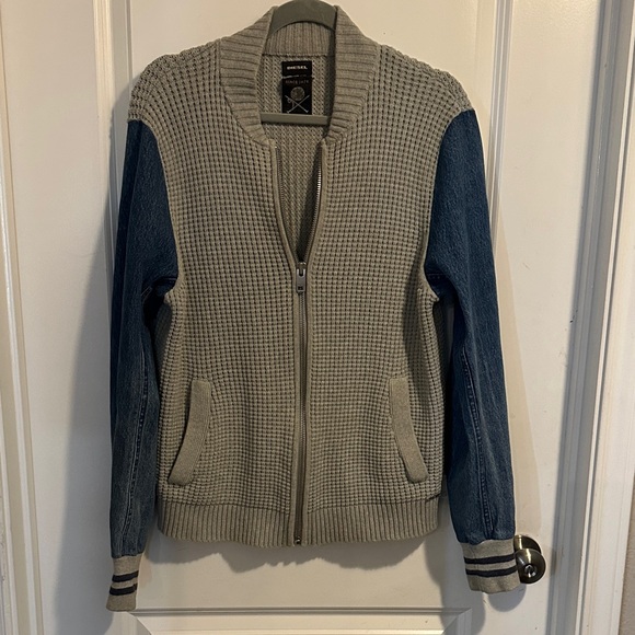 Diesel Other - Deisel Grey and Blue Knit Jacket